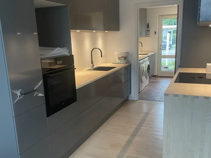 Køkken- og bryggersrenovering Odense